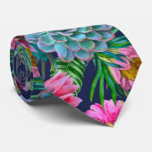 Succulenten Tropische tuin Stropdas (Opgerold)