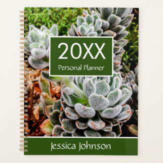 Succulenten wekelijkse maandelijkse gepersonalisee planner