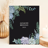 Succulententuin 2025 Aangepaste Naam Planner