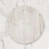 Succulents and Rustic Wood Wedding ID515 Bedankjes Labels (Achterkant)