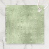 Succulents and Sparkle Wedding Green ID515 Bedankjes Labels (Achterkant)