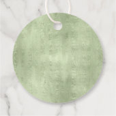 Succulents and Sparkle Wedding Wreath ID515 Bedankjes Labels (Achterkant)