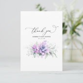 Succulents Baby shower vert argent Merci (Debout devant)