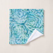 Succulents bleus (Gant de toilette)