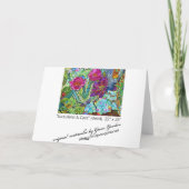 "Succulents & Cactussen " Kaart (Achterkant)