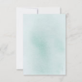 Succulents Citrouille verdure et mariage d'or RSVP (Dos)