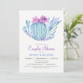 Succulents Couples Douche Invitation (Debout devant)