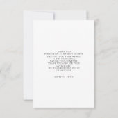 Succulents et Baby shower Citrouille Merci (Dos)