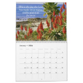 Succulents et psaumes Calendrier de 12 mois (Jan 2026)