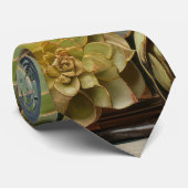 Succulents Fleurs du désert Cravate (Roulé)