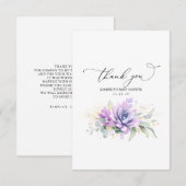 Succulents Gold Greenery Baby shower Merci (Devant / Derrière)