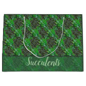 Succulents Grand Sac Cadeau (Devant)