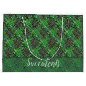 Succulents Grand Sac Cadeau (Dos)