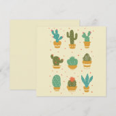 SUCCULENTS GREEGRET CARTE (Devant / Derrière)