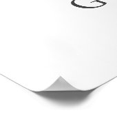 Succulents Greenery and Pumpkins Wedding Welcome Poster (Hoek)