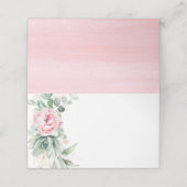 Succulents Greenery and Roze Flowers Elegant (Buitenkant ongevouwen)