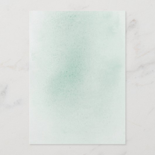 Succulents Greenery Gold Leaves Wedding Details Informatiekaartje (Achterkant)