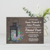 Succulents + Invitations au dîner de répétition (Debout devant)