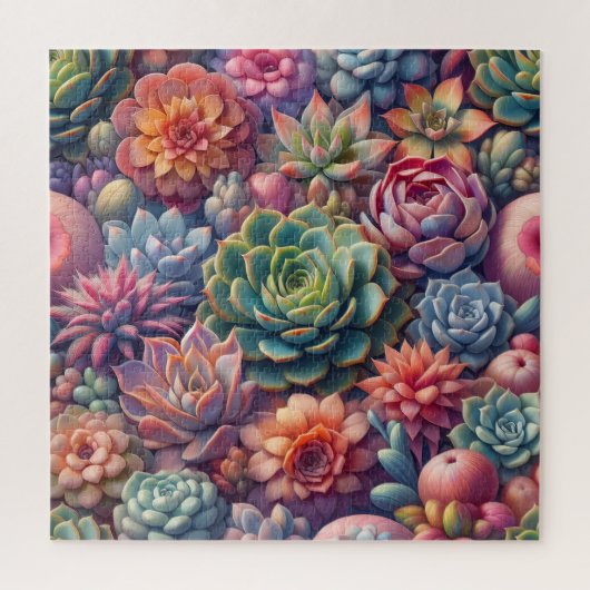 Succulents Legpuzzel (Verticaal)