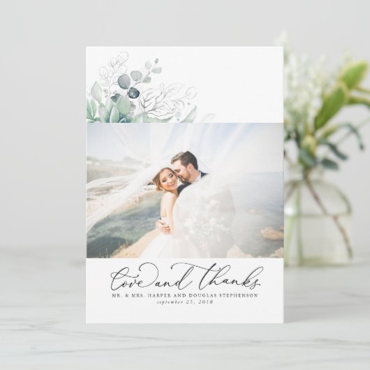 Succulents Merci Mariage verdoyant (Debout devant)