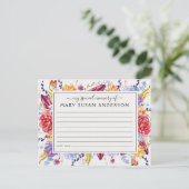 Succulents Partager une carte d'assiduité funérair (Debout devant)