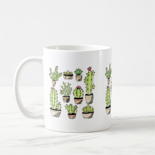 Succulents sur une Mug (Gauche)