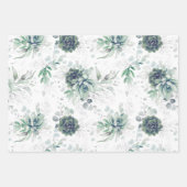 Succulents Verdure et Argent Eucalyptus Feuilles (Devant 3)