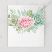 Succulents Wedding (Buitenkant ongevouwen)