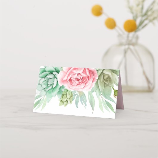 Succulents Wedding (Achterkant)