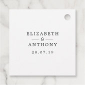 Succulents Wedding Bedankjes Labels (Achterkant)