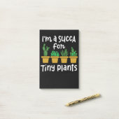 Succulte kleine Planten Post-it® Notes (Op bureau)