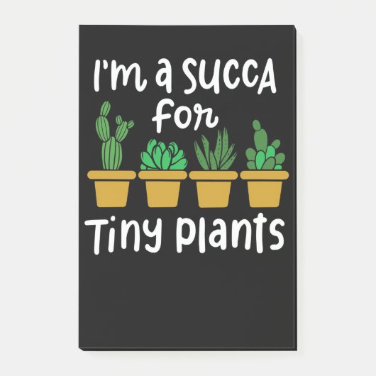 Succulte kleine Planten Post-it® Notes (Voorkant)