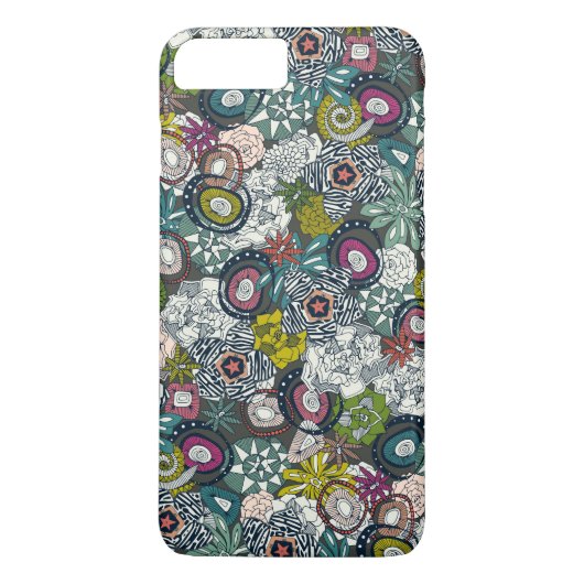 succulte multi dark Case-Mate iPhone case (Achterkant)