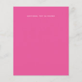 Succulte Roze Blush Mint Green Budget Wedding (Achterkant)