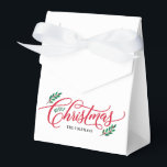 Succursales de Noël Fêtes Ballotins<br><div class="desc">Merci à vos invités avec des ballotins élégants et personnalisés ! Toutes les couleurs de texte et d'arrière - plan sont entièrement modifiables. Cliquez sur le bouton "Personnaliser" pour customiser plus loin ou contactez-nous si vous avez besoin d'aide sur la personnalisation. Pour les objets correspondants et les designs plus stylisés,...</div>