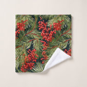 Succursales et baies de Noël (Gant de toilette)