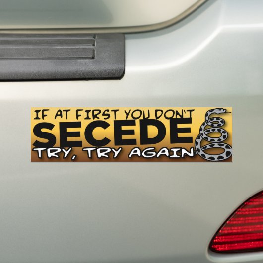 sucede bumpersticker (Op auto)