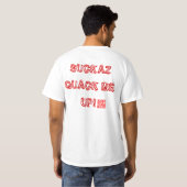 SUCEZ MON T-shirt de CANARD (Dos entier)