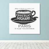 Suchard Chocolat Ad Canvas Afdruk (Insitu (Houten vloer))