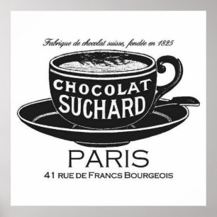  Suchard Chocolat Ad Poster