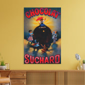 Suchard Vintage PosterEurope Canvas Afdruk (Insitu (Woonkamer))