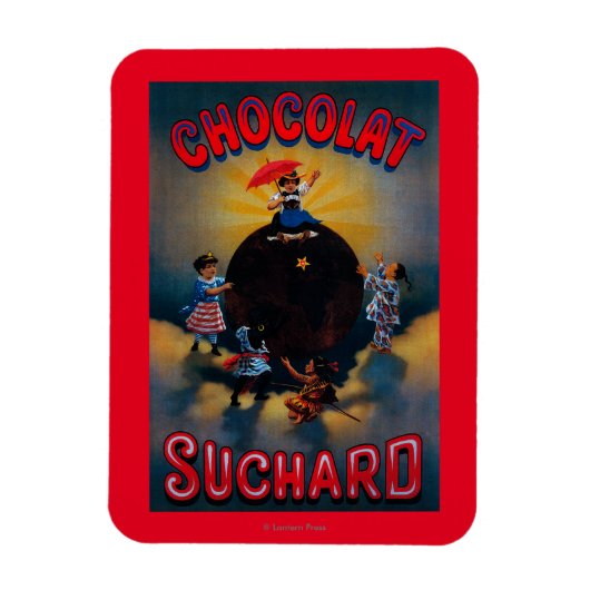 Suchard Vintage PosterEurope Magneet (Verticaal)