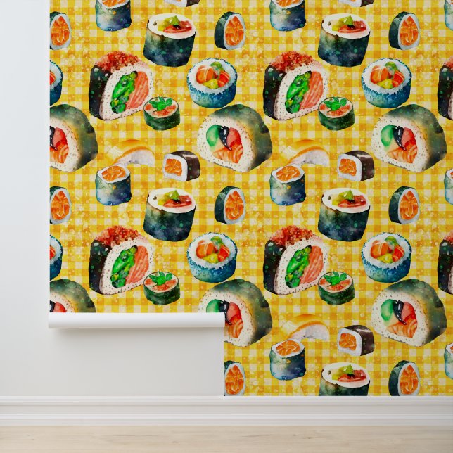 Suchi op mijn muur behang (Applicatie)