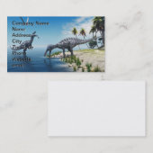 Suchomimus Dinosaures Carte de visite (Devant / Derrière)