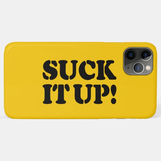 SUCK HET! Case-Mate iPhone CASE (Achterkant (horizontaal))
