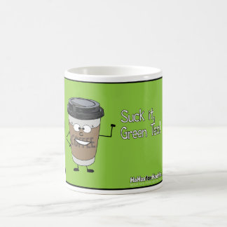 Suck het, Green Tea. Koffiemok