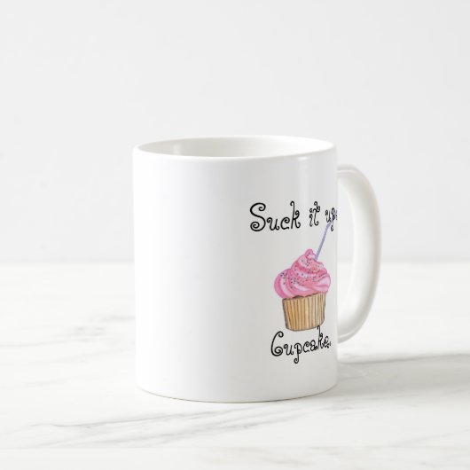 Suck het op, Cupcake Mok (Voorkant rechts)