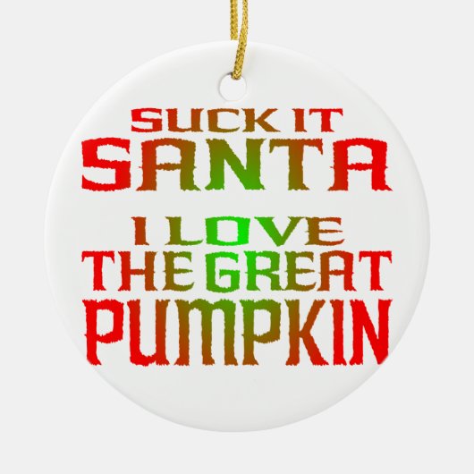 Suck het, Santa! Ornament (Voorkant)