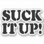 SUCK HET! STICKER (Voorkant)