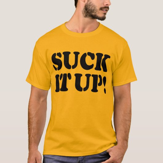 SUCK HET! T-SHIRT (Voorkant)